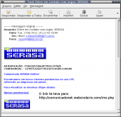 Cuidado com este e-mail, não é do Serasa é um cavalo de troia.