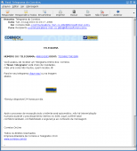 E-mail falso !! Se clicar vai pegar um cavalo de tróia ! correios