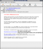 Cuidado com este tipo de e-mail ! É fraude, não é do Visa.