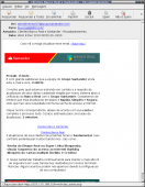 Veja este e-mail, ele é falso, como saber ? Veja a URL que ele te leva, no final da imagem!