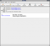 Cuidado com este tipo de e-mail ! Se clicar vai pegar um cavalo-de-troia.