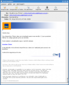 Veja o remetente do e-mail !? Nem é do Itaú !!