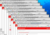 Só pela manhã, todas telas falsas, vejam as URLs. Não são do Santander.