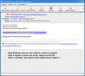 Um que não preocupa muito ! Phishing americano !