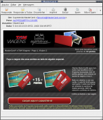 Falso e-mail da #mastercard, cuidado ! se clicar vai para uma tela falsa.