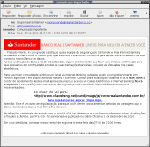 Cuidado com este e-mail, ele te leva a uma página falsa, não é do #Santander.