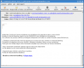 Email falso, nem monta o logo corretamente. Não é do Bradesco !