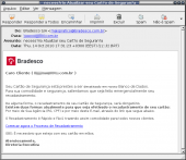 O Bradesco não manda este tipo de e-mail, cuidado, é fraude.