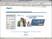 Tela falsa do PayPal, cuidado, sempre verifique a URL.