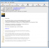 Veja esta e-mail, é uma fraude, se clicar vai pegar um cavalo de troia !
