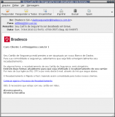 E-mail falso, fique atento ! Se clicar vai pegar um cavalo de troia !