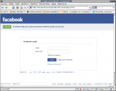 Tela falsa, veja a URL, não é do facebook !