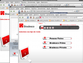 Telas falsas, de olho na URL !! Não é #Bradesco.