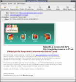 Chegando o natal, cuidado !  Este e-mail é falso, não é da MasterCard.